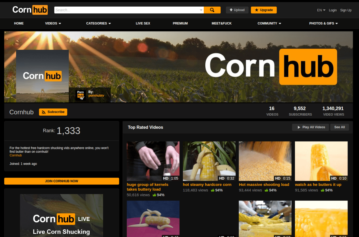 Cornhub nieuwste porno van Pornhub - Nieuws.XXX.