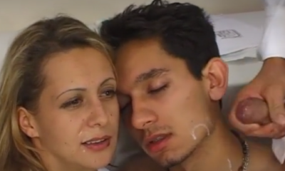 Biseksuele mannen en vrouw seks porno film vintage
